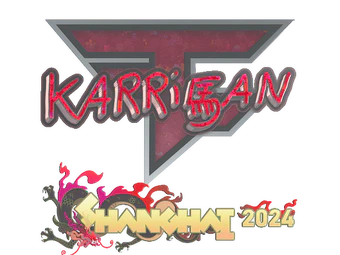 Sticker | karrigan (Glitter) | Shanghai 2024 image