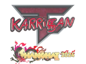 Sticker | karrigan (Glitter) | Shanghai 2024 image