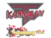 Sticker | karrigan (Glitter) | Shanghai 2024 image