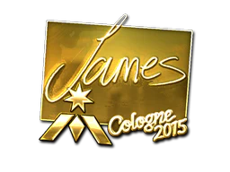 Sticker | James (Gold) | Cologne 2015 image