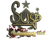 Sticker | susp (Gold) | Shanghai 2024 image