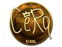 Sticker | CeRq (Gold) | Katowice 2019 image