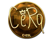Sticker | CeRq (Gold) | Katowice 2019 image