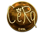 Sticker | CeRq (Gold) | Katowice 2019 image