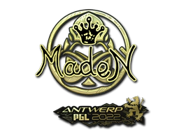 Sticker | maden (Gold) | Antwerp 2022 image
