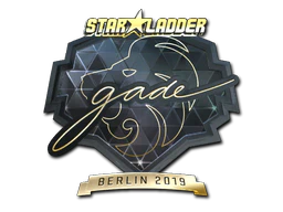 Sticker | gade (Gold) | Berlin 2019 image