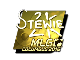 Sticker | Stewie2K (Gold) | MLG Columbus 2016 image