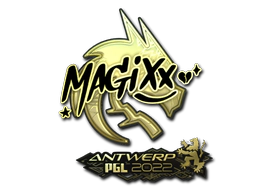 Sticker | magixx (Gold) | Antwerp 2022 image