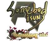 Sticker | somebody (Gold) | Shanghai 2024 image