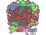 Sticker | Lucky (Holo) | Budapest 2025 image
