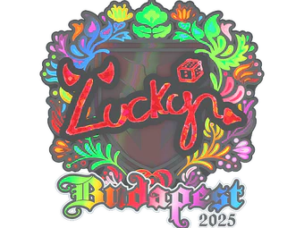 Sticker | Lucky (Holo) | Budapest 2025 image