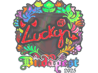 Sticker | Lucky (Holo) | Budapest 2025