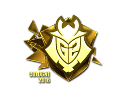 Sticker | G2 Esports (Gold) | Cologne 2016 image