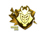 Sticker | G2 Esports (Gold) | Cologne 2016 image
