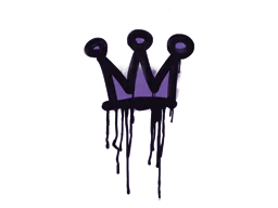 Sealed Graffiti | Little Crown (Monster Purple)