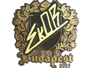 Sticker | sk0R (Gold) | Budapest 2025