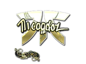 Sticker | nicoodoz (Gold) | Paris 2023 image