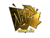 Sticker | NiKo (Gold) | Cologne 2016 image