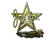Sticker | junior (Gold) | Antwerp 2022 image
