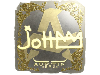 Sticker | jottAAA (Gold) | Austin 2025