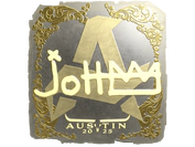 Sticker | jottAAA (Gold) | Austin 2025 image