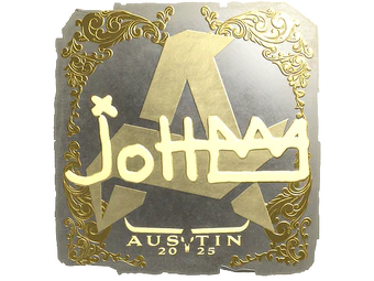 Sticker | jottAAA (Gold) | Austin 2025 image