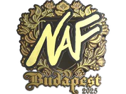 Sticker | NAF (Gold) | Budapest 2025 image