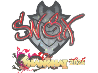 Sticker | Snax (Glitter) | Shanghai 2024 image