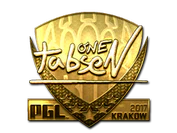 Sticker | tabseN (Gold) | Krakow 2017 image