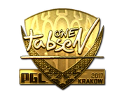 Sticker | tabseN (Gold) | Krakow 2017 image