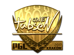 Sticker | tabseN (Gold) | Krakow 2017 image