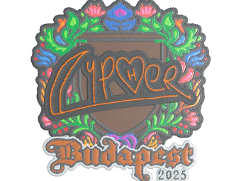 Sticker | Cypher (Embroidered) | Budapest 2025 image