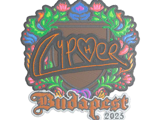 Sticker | Cypher (Embroidered) | Budapest 2025