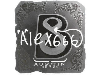 Sticker | alex666 (Foil) | Austin 2025