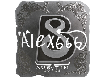 Sticker | alex666 (Foil) | Austin 2025 image