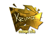 Sticker | KRIMZ (Gold) | Cologne 2016 image