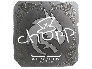 Sticker | chopper (Foil) | Austin 2025
