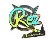 Sticker | REZ (Holo) | Stockholm 2021 image