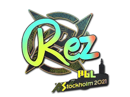 Sticker | REZ (Holo) | Stockholm 2021 image
