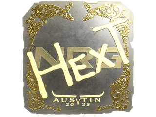 Sticker | HexT (Gold) | Austin 2025