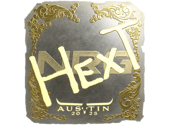 Sticker | HexT (Gold) | Austin 2025 image
