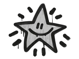 Sealed Graffiti | Shining Star (Shark White)