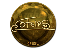 Sticker | felps (Gold) | Katowice 2019 image