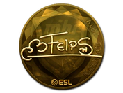 Sticker | felps (Gold) | Katowice 2019 image