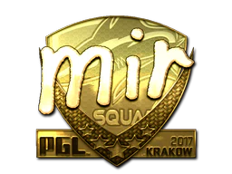 Sticker | mir (Gold) | Krakow 2017 image