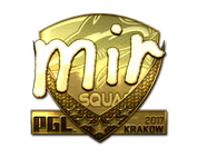 Sticker | mir (Gold) | Krakow 2017 image