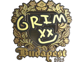 Sticker | Grim (Gold) | Budapest 2025