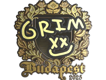 Sticker | Grim (Gold) | Budapest 2025 image