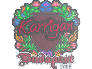 Sticker | karrigan (Embroidered) | Budapest 2025