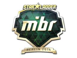 Sticker | MIBR (Gold) | Berlin 2019 image